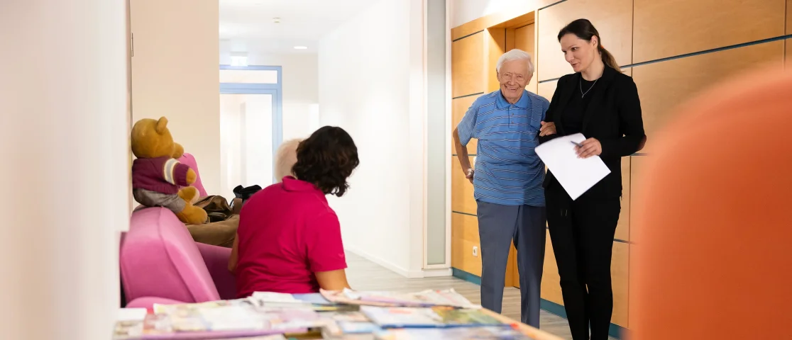 Leseecke in der Tagespflege